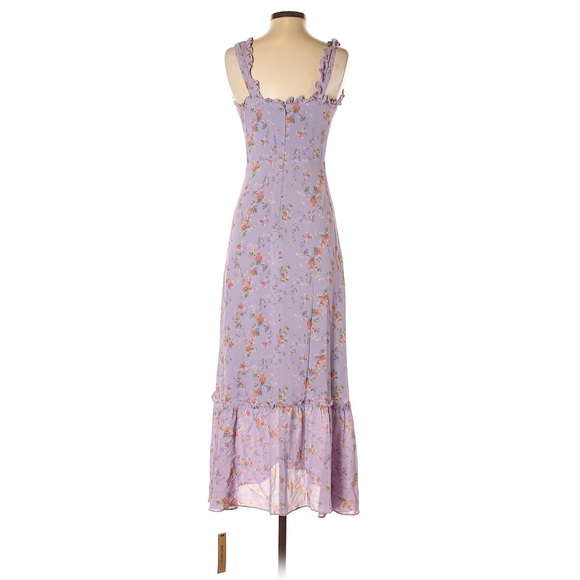 🚫SOLD🚫REFORMATION Naples Floral Ruffle Dress - Picture 4 of 5